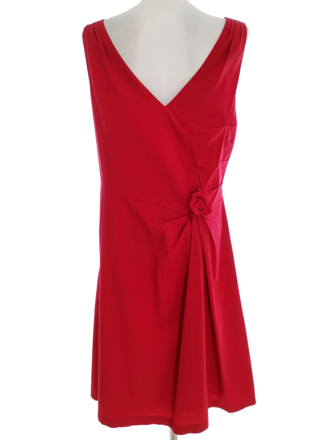 Coast Rozmiar 16 (44) Kolor Czerwony W serek Sukienka Bodycon Bezrękawnik Midi Materiał Bawełna Coast Rozmiar 16 (44) Kolor Czerwony W serek Sukienka Bodycon Bezrękawnik Midi Materiał Bawełna