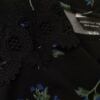 Dorothy perkins Rozmiar 42 Kolor Czarny Okrągły dekolt Sukienka Sweterkowa Rękaw 3/4 Do Kolan