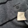 Gant Rozmiar XL Kolor Niebieski Pasy Męski Sweter Długi rękaw Materiał Wełna Jagnięca 100%