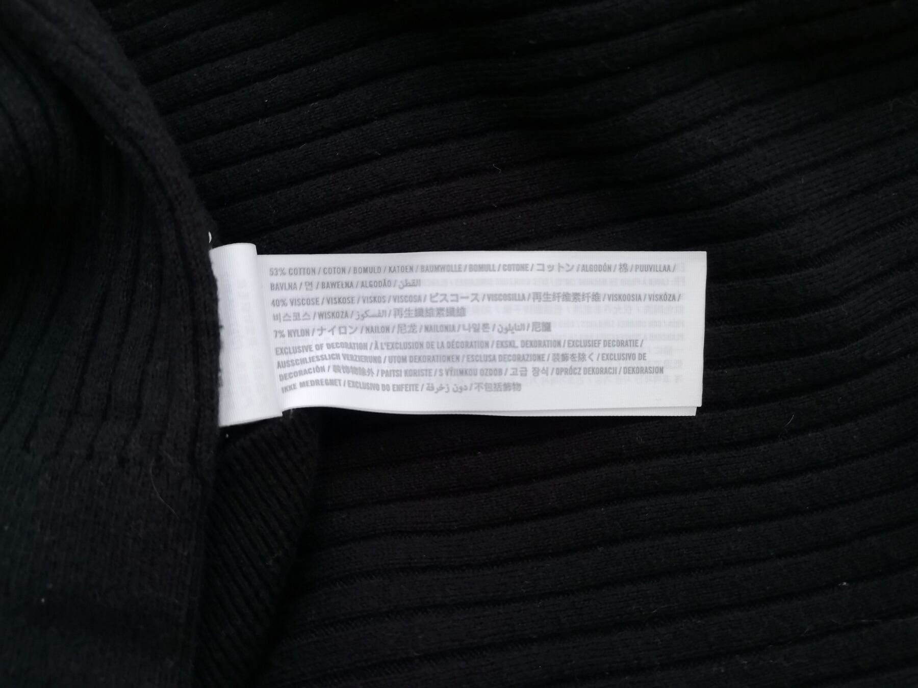 IMG_20210519_142556.jpg Hollister Rozmiar S Kolor Czarny Męski Sweter Długi rękaw Materiał Bawełna