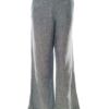 Jaeger Rozmiar 10 (38) Kolor Niebieski Spodnie Casual Materiał Len 100%