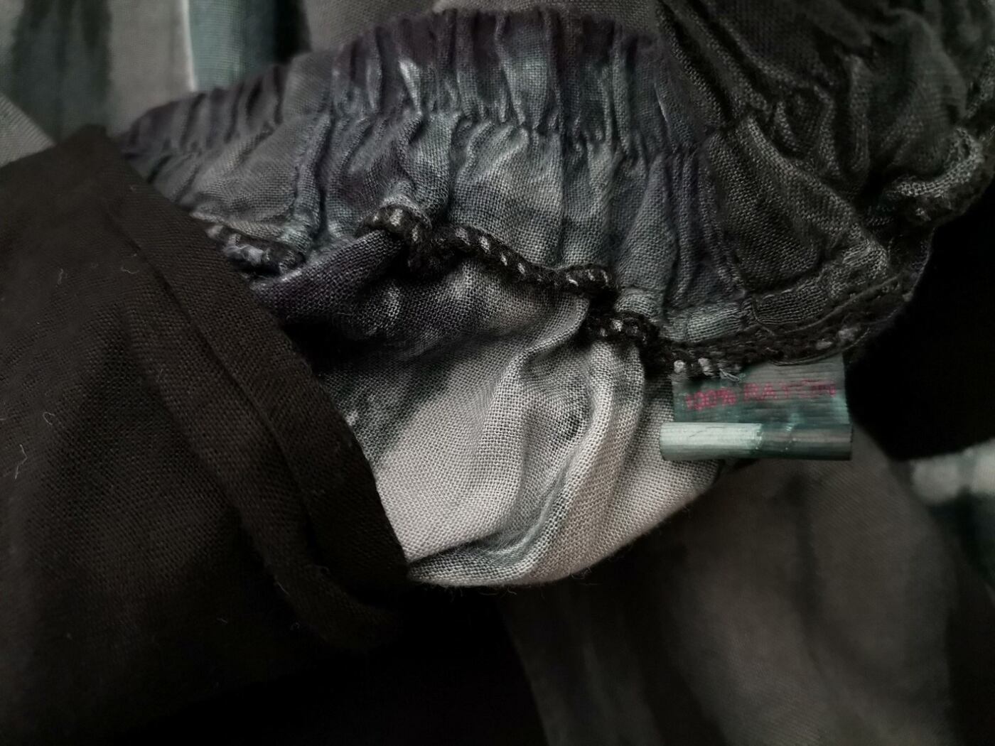 Rozmiar 38 Kolor Czarny Spodnie Casual Materiał Rayon 100%