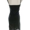 KAIFA Rozmiar 34/36 Kolor Czarny W serek Sukienka Bodycon Bezrękawnik Do Kolan