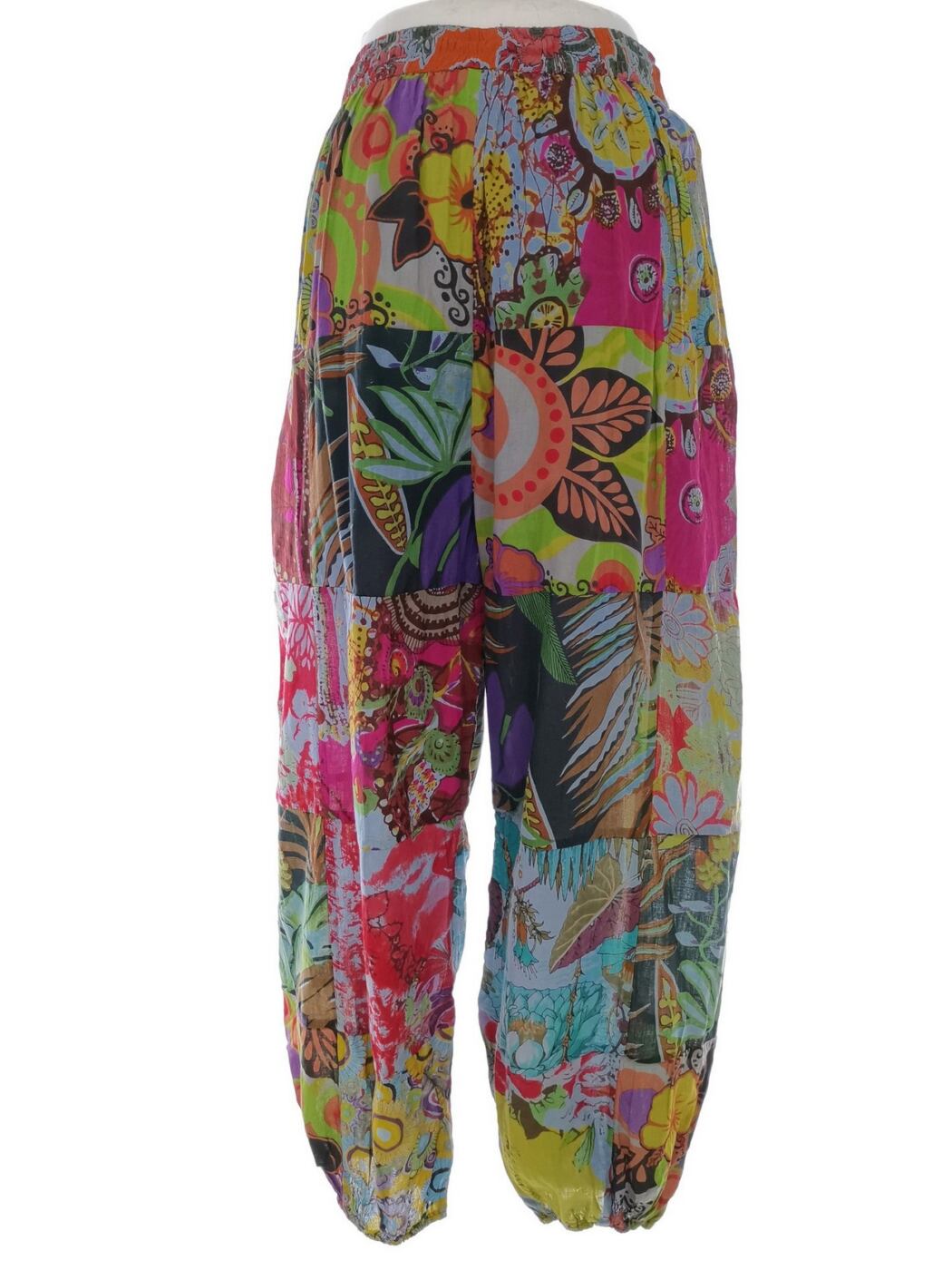 IQRA Rozmiar FREE SIZE (38) Kolor Kolorowa Spodnie Alladynki Materiał Bawełna 100%