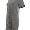 Zara Rozmiar S Kolor Szary Crew Neck Sukienka Sweterkowa Krótki rękaw Krótka