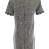 Zara Rozmiar S Kolor Szary Crew Neck Sukienka Sweterkowa Krótki rękaw Krótka