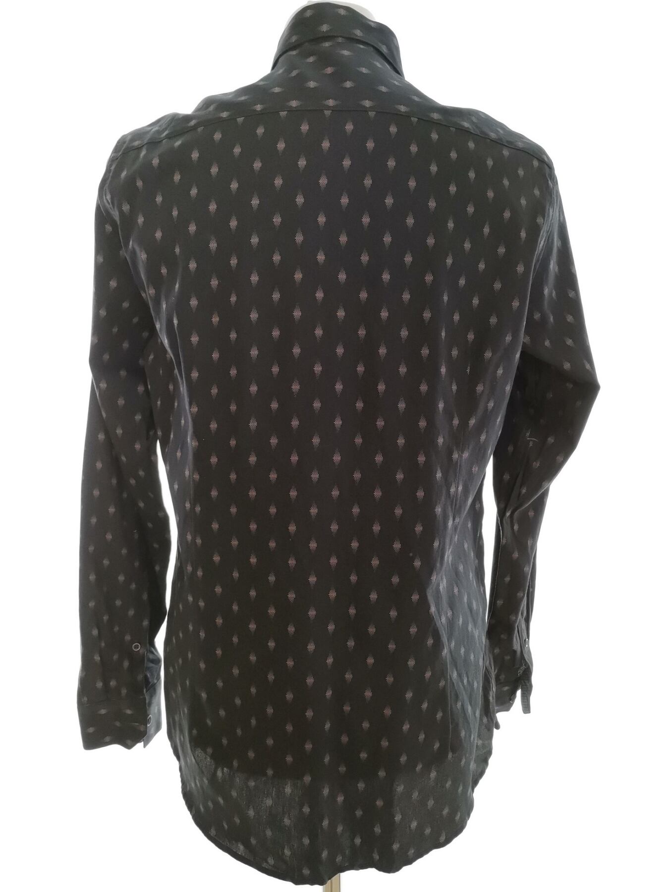 IMG_20210521_140703.jpg Ted Baker Rozmiar 4 (XL) Kolor Granatowy Kołnierz Męska Koszula Casual Długi rękaw Materiał Bawełna 100%