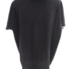 Just female Rozmiar L Kolor Czarny Pasy Crew Neck Bluzka Krótki rękaw