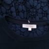 Rozmiar S Kolor Granatowy Crew Neck Sweter Długi rękaw Materiał Akryl