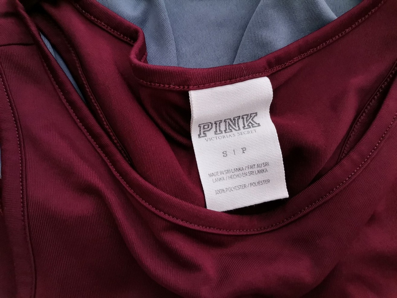 Rozmiar S Kolor Purpurowy Okrągły dekolt Bluzka Bezrękawnik