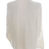 Daisy Rozmiar ONE SIZE (44) Kolor Kremowy Crew Neck Długi Sweter Tunika Długi rękaw Materiał Ramie Cienka dzianina