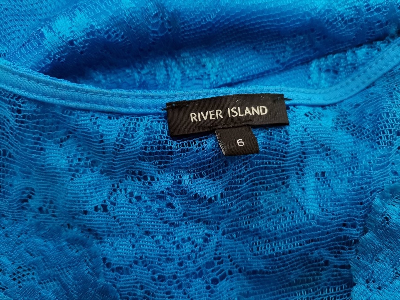 River island Rozmiar 6 (34) Kolor Niebieski W serek Suknia Balowa Sukienka Wieczorowa Długi rękaw Do Kolan River island Rozmiar 6 (34) Kolor Niebieski W serek Suknia Balowa Sukienka Wieczorowa Długi rękaw Do Kolan