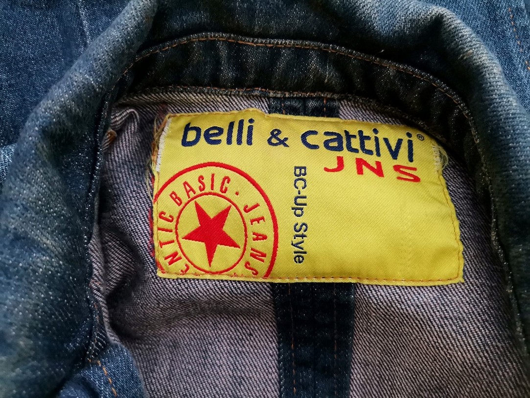 Rozmiar 40/42 Kolor Niebieski Kurtka Jeansowa Długi rękaw
