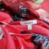 Rosebud Rozmiar L Kolor Pomarańczowy W serek Sukienka Zawijana Krótki rękaw Midi