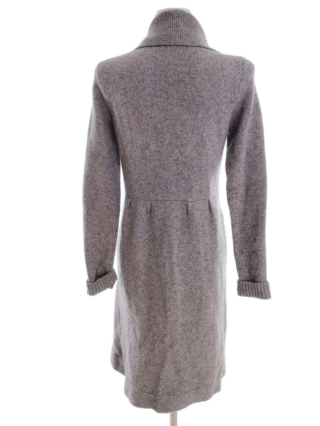 InWear Rozmiar M Kolor Szary Kołnierz Sukienka Sweterkowa Długi rękaw Midi Materiał Wełna InWear Rozmiar M Kolor Szary Kołnierz Sukienka Sweterkowa Długi rękaw Midi Materiał Wełna