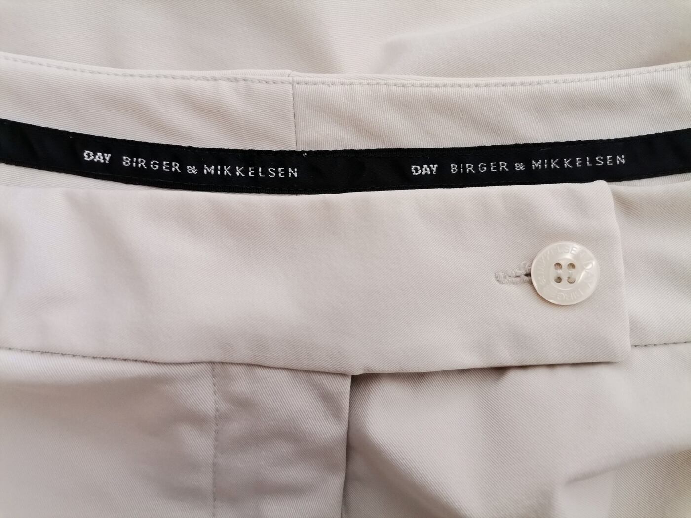 Day Birger Et Mikkelsen Rozmiar 40 Kolor Kremowy Spodnie Eleganckie