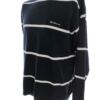 BEN SHERMAN Rozmiar 2 (M) Kolor Granatowy Pasy Męski Sweter Długi rękaw Materiał Bawełna 100%