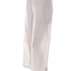 Rozmiar ONE SIZE (42/44) Kolor Kremowy Spodnie Casual Materiał Len 100%