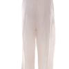 Rozmiar ONE SIZE (42/44) Kolor Kremowy Spodnie Casual Materiał Len 100%