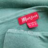 Monsoon Rozmiar 16 (44) Kolor Miętowy W serek Bluzka Zapinana Rękaw 3/4 Materiał Bawełna 100%