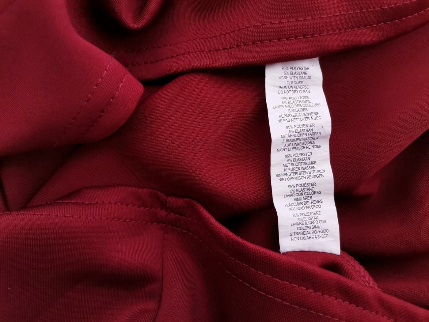Boohoo Rozmiar 20 (46) Kolor Bordowy Drapowany dekolt Suknia Balowa Sukienka Wieczorowa Bezrękawnik Długa Boohoo Rozmiar 20 (46) Kolor Bordowy Drapowany dekolt Suknia Balowa Sukienka Wieczorowa Bezrękawnik Długa