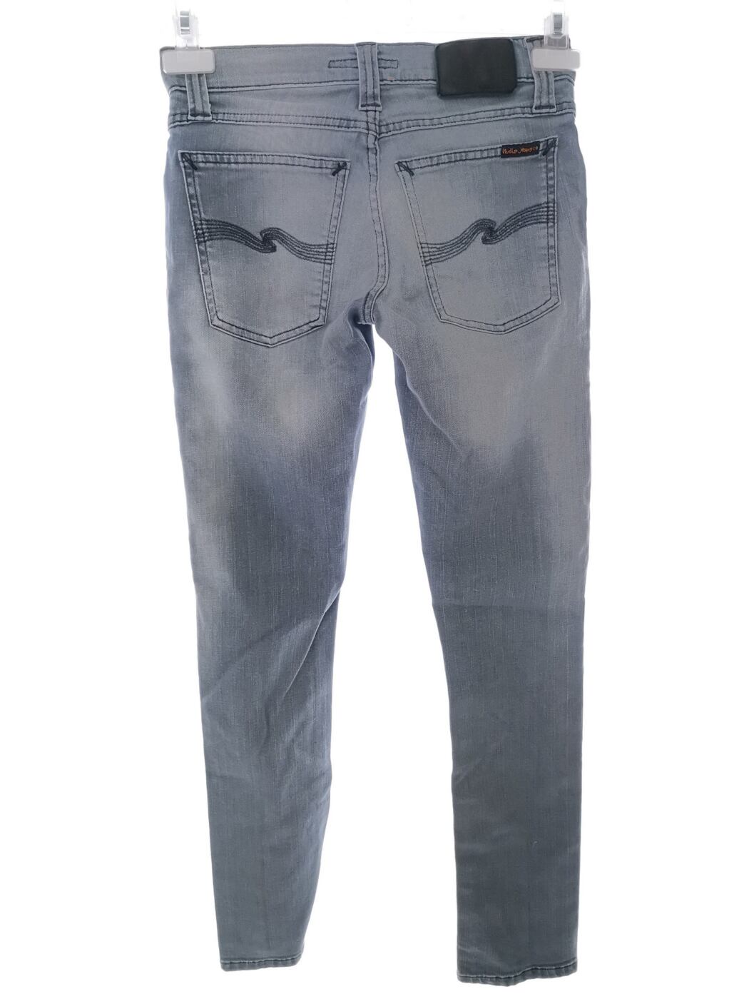 NUDIE Rozmiar W25 L30 Kolor Szary Spodnie Jeansy Materiał Bawełna 100%