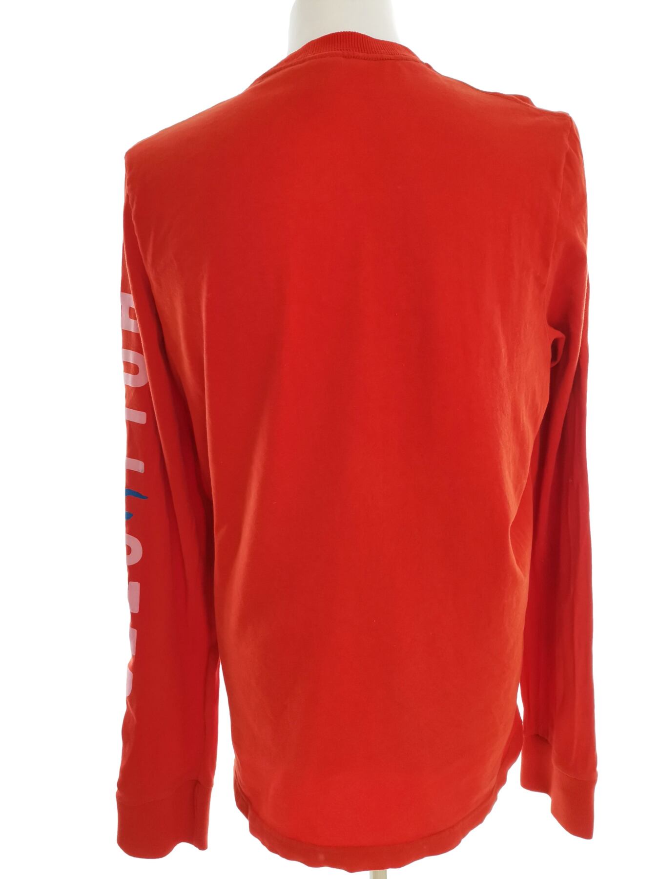 IMG_20210601_104357.jpg Hollister Rozmiar XL Kolor Pomarańczowy Męski Sweter Długi rękaw Materiał Bawełna 100%