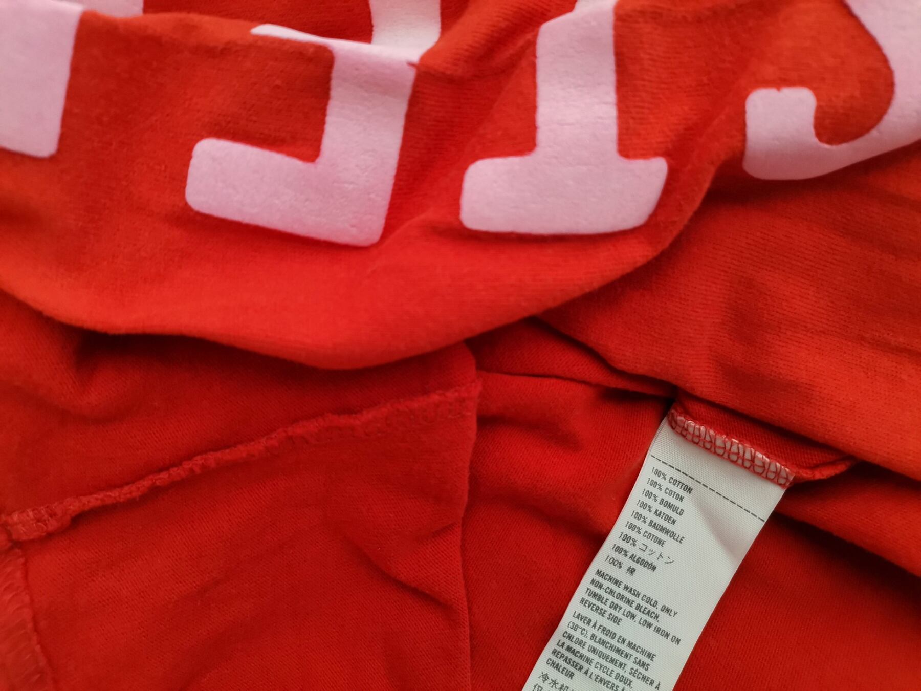 IMG_20210601_104443.jpg Hollister Rozmiar XL Kolor Pomarańczowy Męski Sweter Długi rękaw Materiał Bawełna 100%