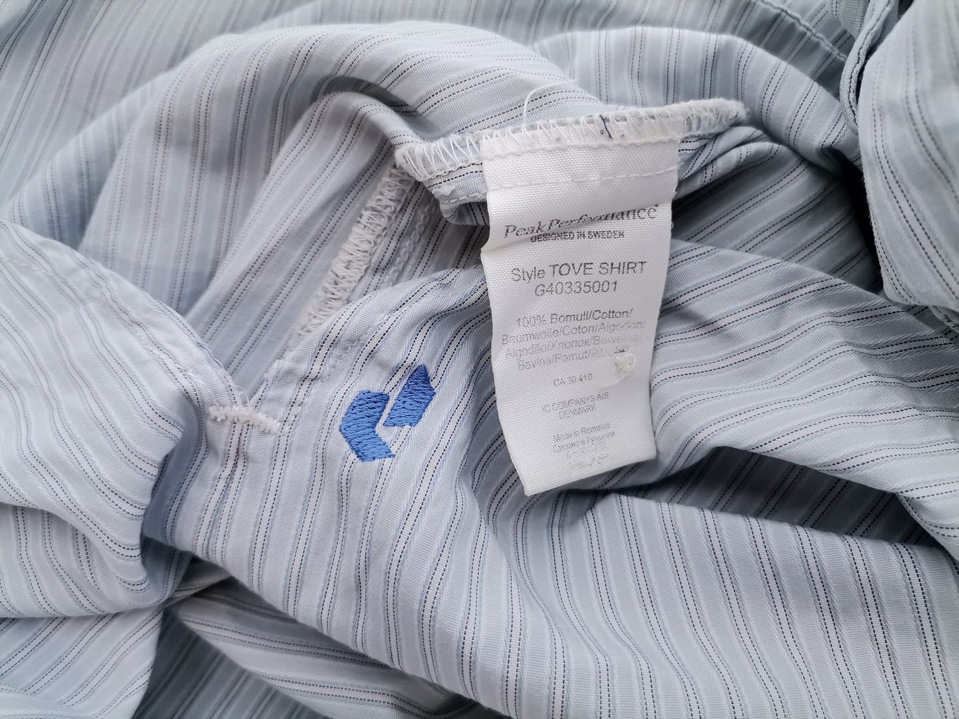 Peak performance Rozmiar S Kolor Niebieski Pasy Okrągły dekolt Tunika Popover Bluzka Rękaw 3/4 Materiał Bawełna 100% Peak performance Rozmiar S Kolor Niebieski Pasy Okrągły dekolt Tunika Popover Bluzka Rękaw 3/4 Materiał Bawełna 100%