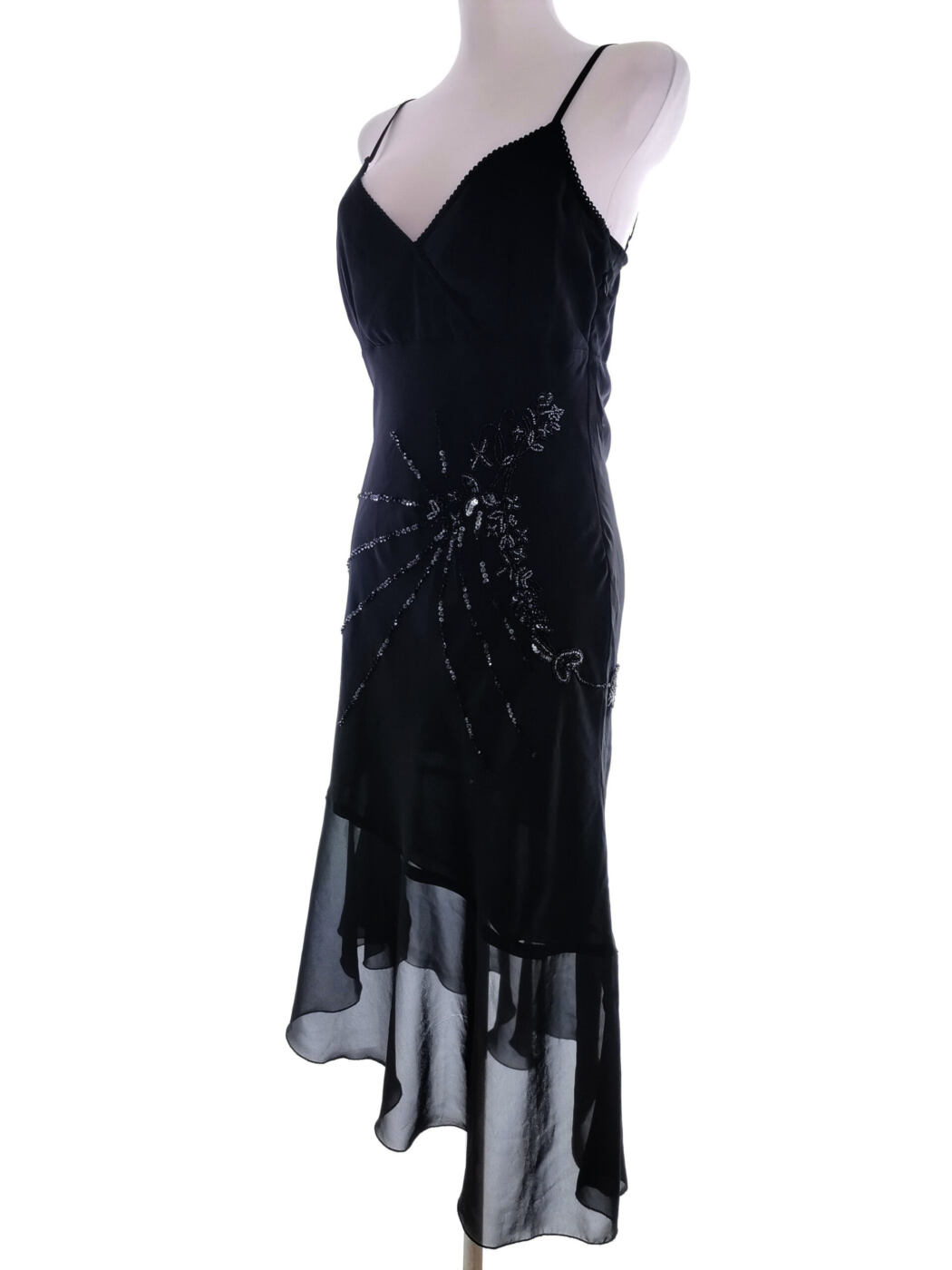 Vero moda Rozmiar S Kolor Czarny W serek Sukienka Maxi Bezrękawnik Długa Vero moda Rozmiar S Kolor Czarny W serek Sukienka Maxi Bezrękawnik Długa