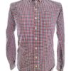 Gant Rozmiar 170cm 15years (S) Kolor Niebieski Krata Kołnierz Męska Koszula Casual Długi rękaw Materiał Bawełna 100%