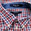Gant Rozmiar 170cm 15years (S) Kolor Niebieski Krata Kołnierz Męska Koszula Casual Długi rękaw Materiał Bawełna 100%