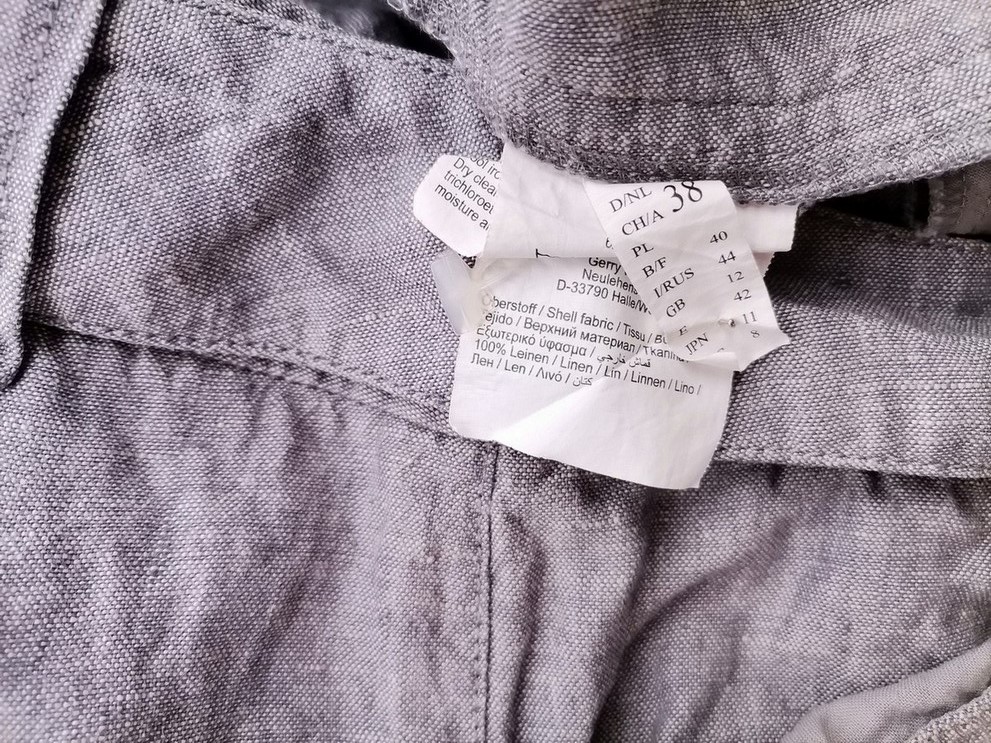 IMG_20210607_141606.jpg Gerry weber Rozmiar 38 Kolor Szary Spodnie Casual Materiał Len 100%