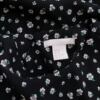 H&m Rozmiar 38 Kolor Czarny Okrągły dekolt Sukienka Prostokątna Długi rękaw Do Kolan