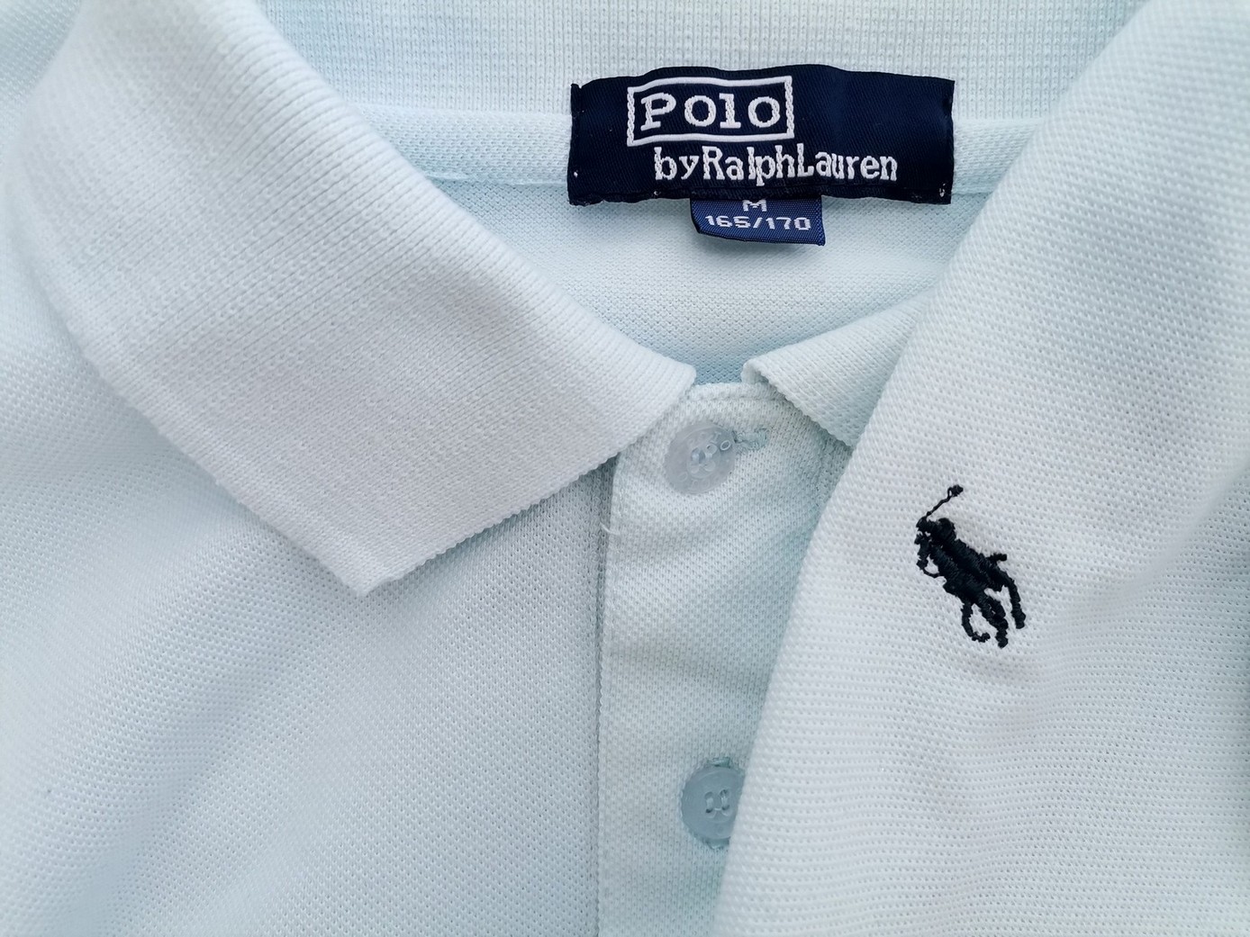 IMG_20210608_122210.jpg Polo Ralph Lauren Rozmiar M (165/170) Kolor Niebieski Kołnierz Męska Koszula Polo Krótki rękaw