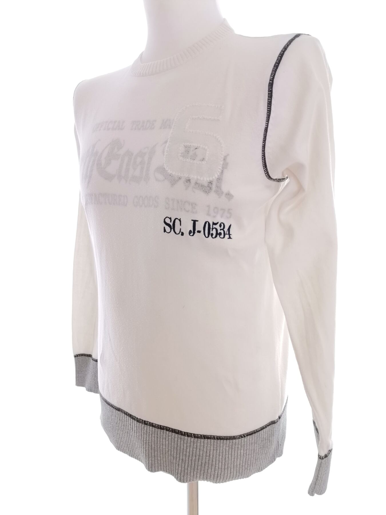 IMG_20210608_132134.jpg Jack & jones Rozmiar M Kolor Biały Męski Sweter Długi rękaw Materiał Bawełna 100%