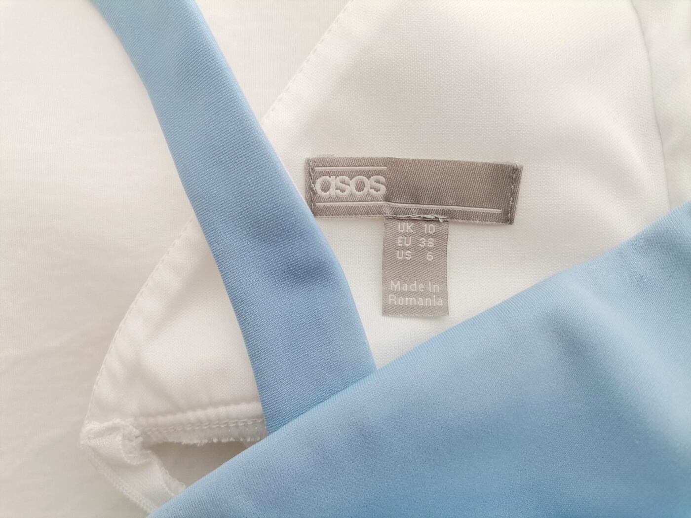 ASOS Rozmiar 10 (38) Kolor Biały Halter Suknia Balowa Sukienka Wieczorowa Bezrękawnik Długa ASOS Rozmiar 10 (38) Kolor Biały Halter Suknia Balowa Sukienka Wieczorowa Bezrękawnik Długa