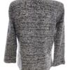 Rozmiar M Kolor Szary Split Crew Neck Żakiet z zapięciem Rękaw 3/4 Materiał Akryl