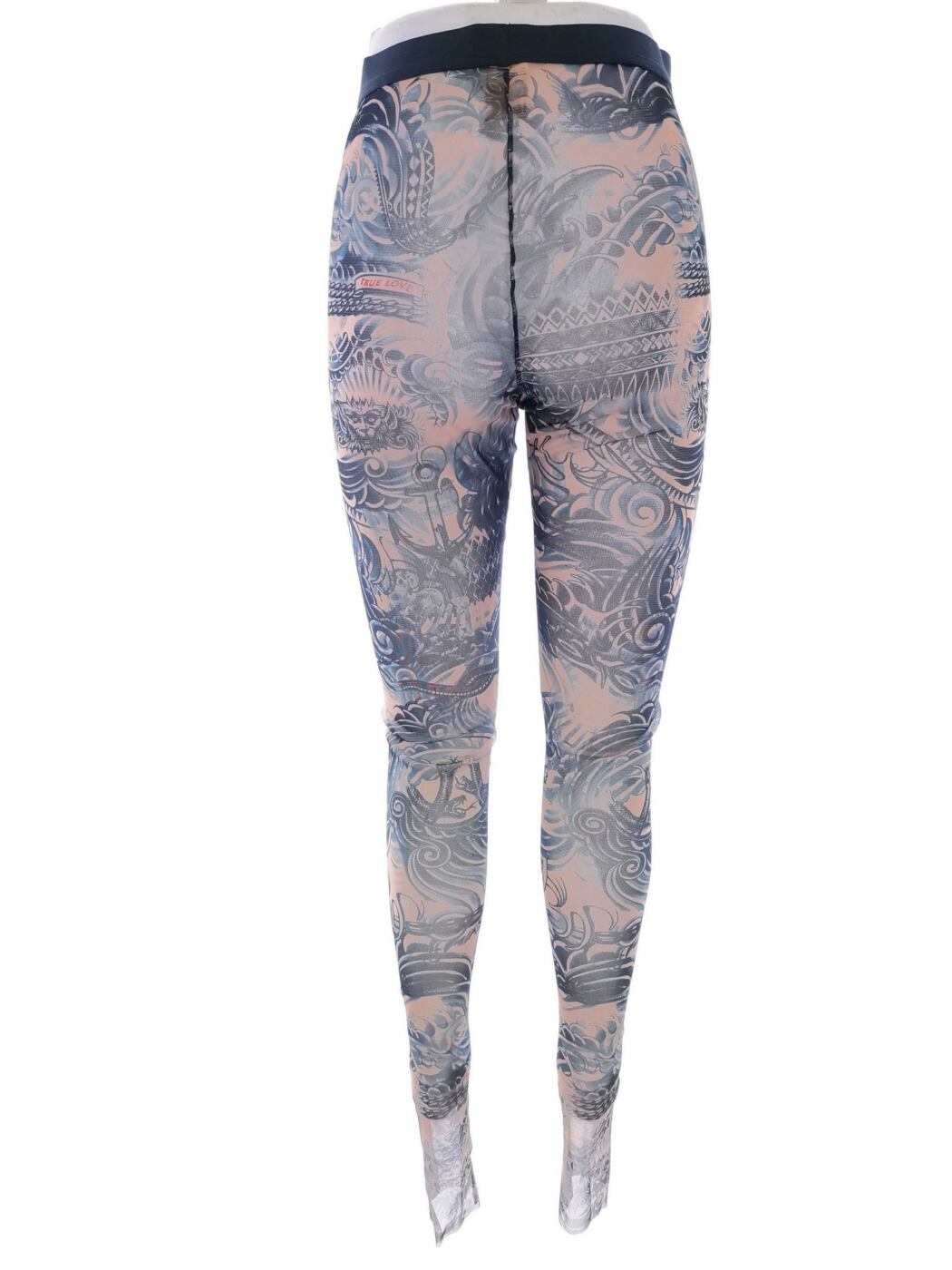 IMG_20210611_113923.jpg Jean Paul Gaultier Rozmiar M Kolor Granatowy Legginsy