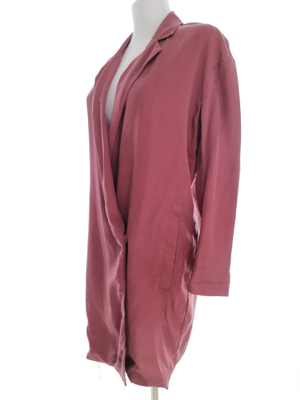 STAY Rozmiar XS Kolor Różowy Płaszcz Długi rękaw Materiał Tencel 100%