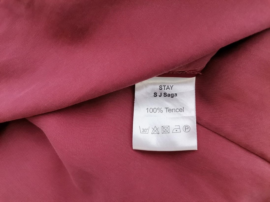 STAY Rozmiar XS Kolor Różowy Płaszcz Długi rękaw Materiał Tencel 100%