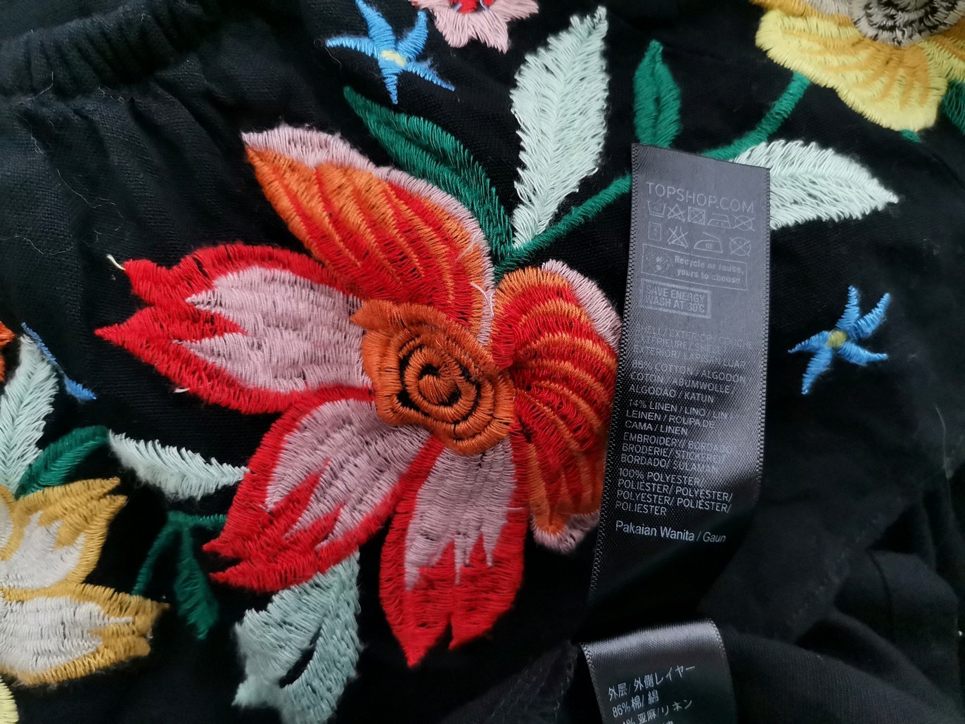 Topshop Rozmiar 36 Kolor Czarny W łódkę Tunika Bluzka Krótki rękaw Materiał Bawełna Topshop Rozmiar 36 Kolor Czarny W łódkę Tunika Bluzka Krótki rękaw Materiał Bawełna