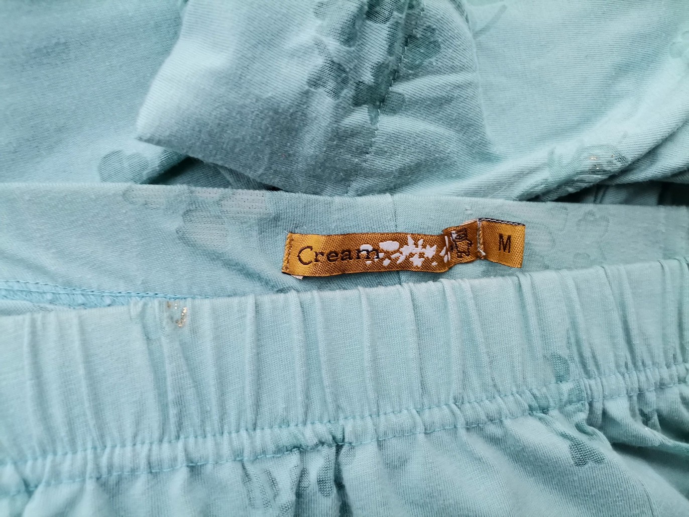 IMG_20210614_155805.jpg Cream Rozmiar M Kolor Niebieski Spodnie Casual Materiał Bawełna