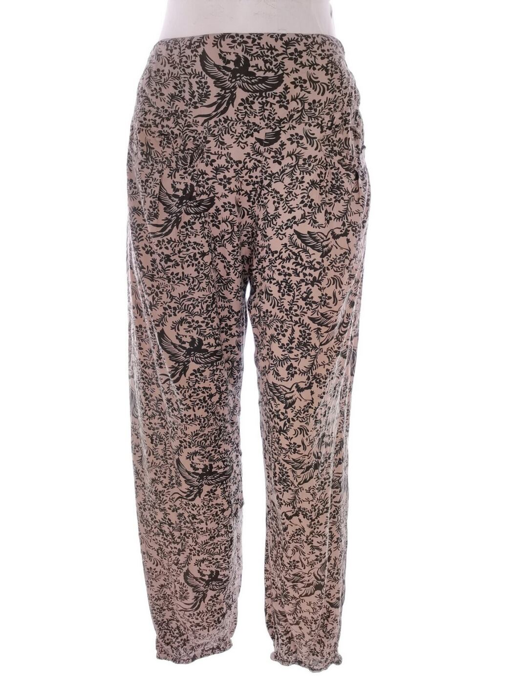 The Masai Rozmiar XS Kolor Beżowy Spodnie Casual Materiał Wiskoza 100%