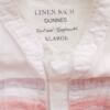 Dunnes Rozmiar XL Kolor Biały Pasy Kołnierz Męska Koszula Casual Długi rękaw Materiał Len