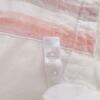 Dunnes Rozmiar XL Kolor Biały Pasy Kołnierz Męska Koszula Casual Długi rękaw Materiał Len