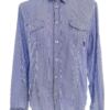 Jack & jones Rozmiar L Kolor Niebieski Pasy Kołnierz Męska Koszula Casual Długi rękaw