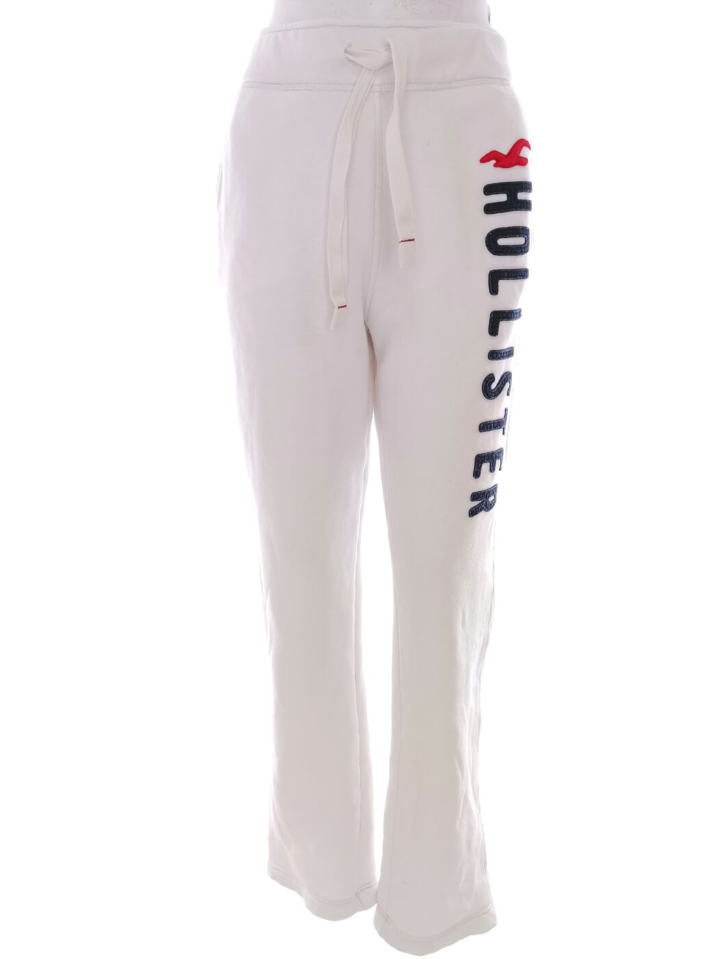 Hollister Rozmiar M Kolor Biały Spodnie Casual Materiał Bawełna