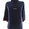 Charmelle Rozmiar 40/42 Kolor Granatowy High Neck Bluzka Rękaw 3/4 Materiał Bawełna 100%