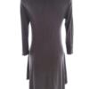 Mongul Rozmiar 34/36 Kolor Szary Okrągły dekolt Sukienka Bodycon Rękaw 3/4 Do Kolan